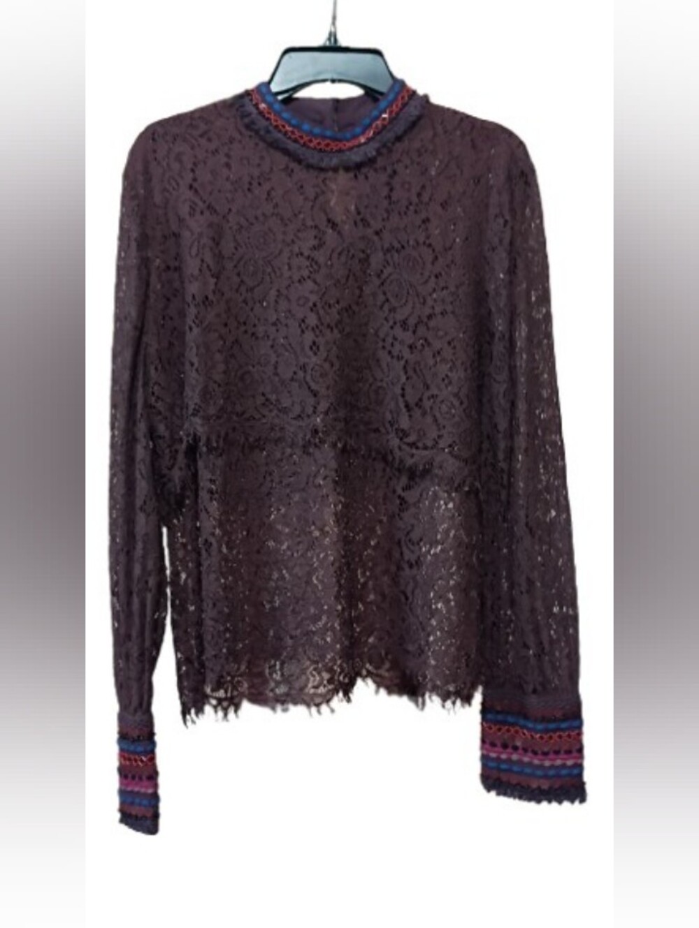 bl^nk London x Co‑Lab Lace Boho Top